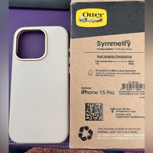 OtterBox Symmetry Series Case for iPhone 15 Pro - cactus leather